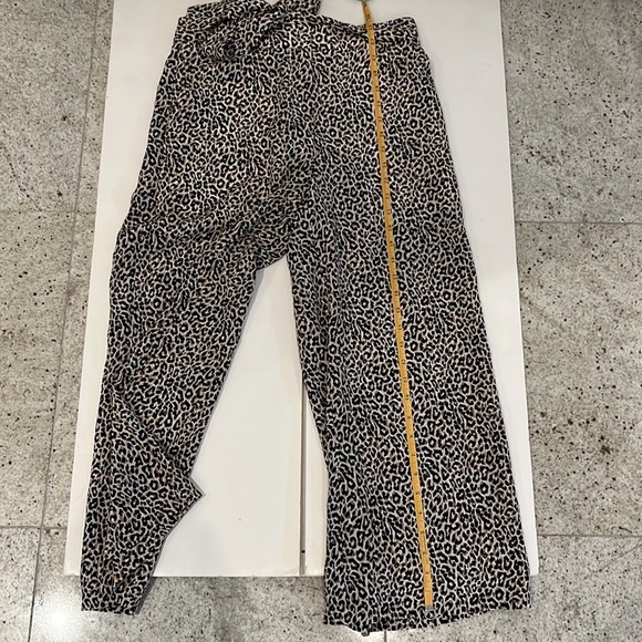 Jcrew 100% Silk Leopard Pants, Wide-leg - Picture 11 of 11